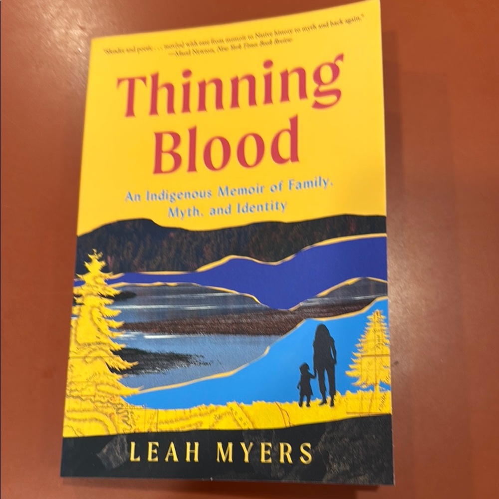 Autographed copy of the Thinning Blood Book by Leah Myers